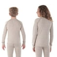 thumbnail image 3 of MERIWOOL Kids Unisex Long Sleeve Thermal Lightweight Merino Wool Base Layer Top, 3 of 7