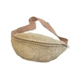 thumbnail image 2 of Eolstice Handmade Woven Bag Woven Mini Waist Bag Women's Fashion Shoulder Chest Bag, Straw Purse, Grass Woven Bag for Summer Beach Vacation, 2 of 6