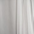 thumbnail image 5 of "Quality Home Gathered Tulle Overlay Blackout Curtain Panel Pair - Stainless Steel Nickel Grommet Top - LT.Grey - 52"" W x 108"" L - (Set of 2 Panels)", 5 of 5