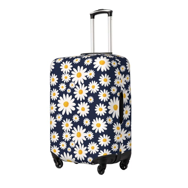 Fotbe Daisy Floral Funda Protectora para Equipaje, Antirrayones y Resistente a la Suciedad, Compatible con Maletas de 18 a 32 Pulgadas-X-Large
