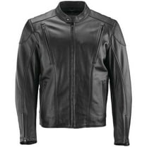 River Road 94360 Race Leather Jacket - Black - 2XL