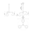 thumbnail image 7 of CH485245WHOP-Alora Lighting-Remy - 3 Light Chandelier-17.13 Inches Tall and 38 Inches Wide-White Finish, 7 of 7
