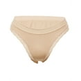 thumbnail image 2 of Ladies Nude Seamless Lace Trimmed Openings Thong 6 Pieces Pack, 2 of 3