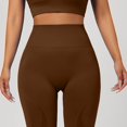 thumbnail image 6 of High Waisted Leggings for Women JIANLAI Seamless High Waist Yoga Leggings Ribbed Knit Full Length Workout Pants Soft Stretch Athletic Trousers for Gym Fitness Running Daily Casual Wear, 6 of 7