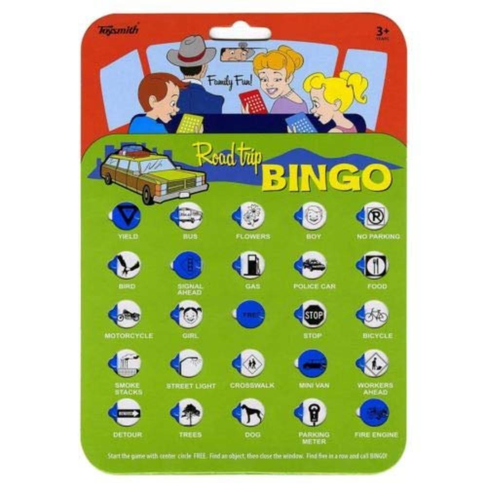 1 Card Toysmith 9173 Road Trip Bingo Assorted Colors 1 Card Toysmith 9173 Road Trip Bingo Assorted Colors