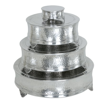 16166 Wedding And Party Aluminum Cake Stand Set of 4