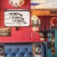 thumbnail image 5 of Pistola Placa Metal Vintage Pintura Hierro Rectangular Arte Pared Bar para El 30x20cm, 5 of 9