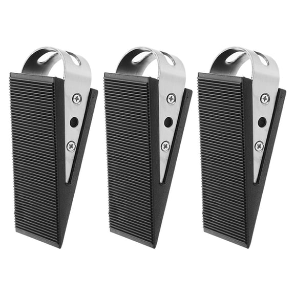 3 Pcs Stainless Steel Door Stopper Door Wedge Stopper Safety Door Stopper Floor Door Stop Nonslip Door Stop