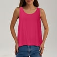 thumbnail image 2 of Kaemgyyd Workout Tank Tops for Women Summer Lightweight Crew Neck Workout Gym Athletic Clothes Backless Sleeveless Casual Shirt, 2 of 7