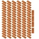 thumbnail image 5 of Etiquetas hechas a mano 100 Uds impresión clara etiquetas suaves y convenientes etiquetas en relieve duraderas de microfibra para billetera monedero libro de costura ANGGREK  Otros, 5 of 8