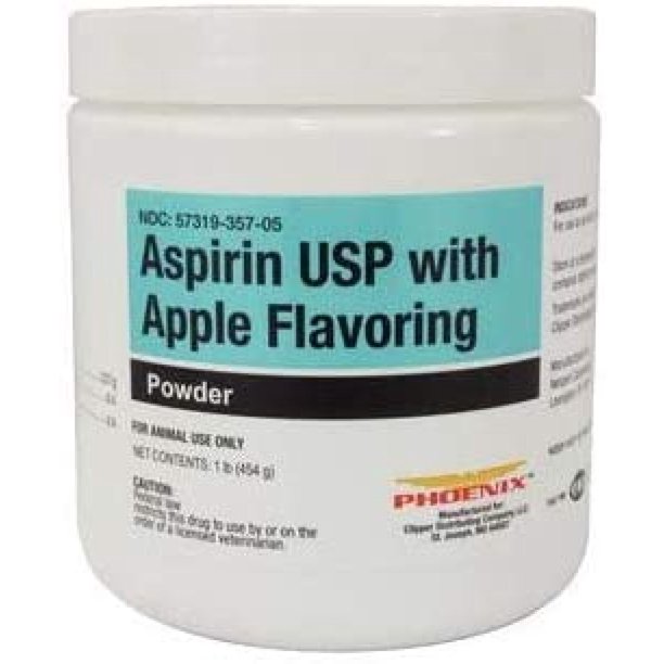 Codllyne Aspirin Powder USP Apple Flavor 1lb