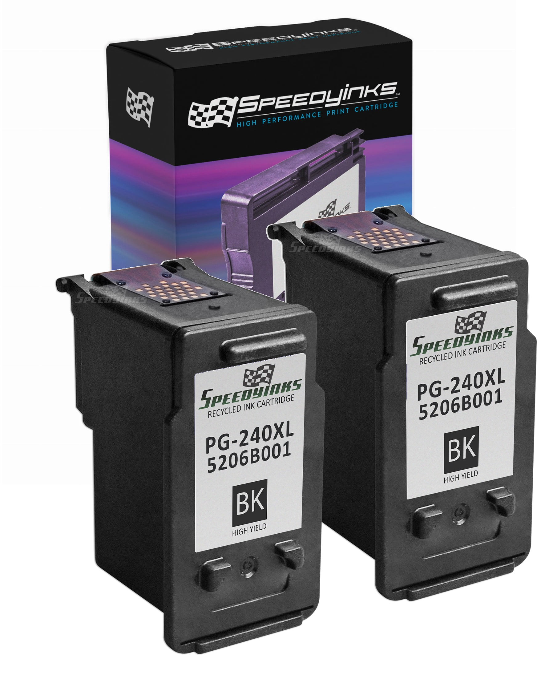 Speedy Speedy Remanufactured Cartridge Replacement for Canon PG-240XL 5206B001 High-Yield (Black 