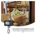 thumbnail image 2 of Digital Hanging Scale 1000kg/ 2204lbs Portable Heavy Duty Crane Scale LCD Backlight Industrial Hook Scales Unit Change/Data Hold, 2 of 6