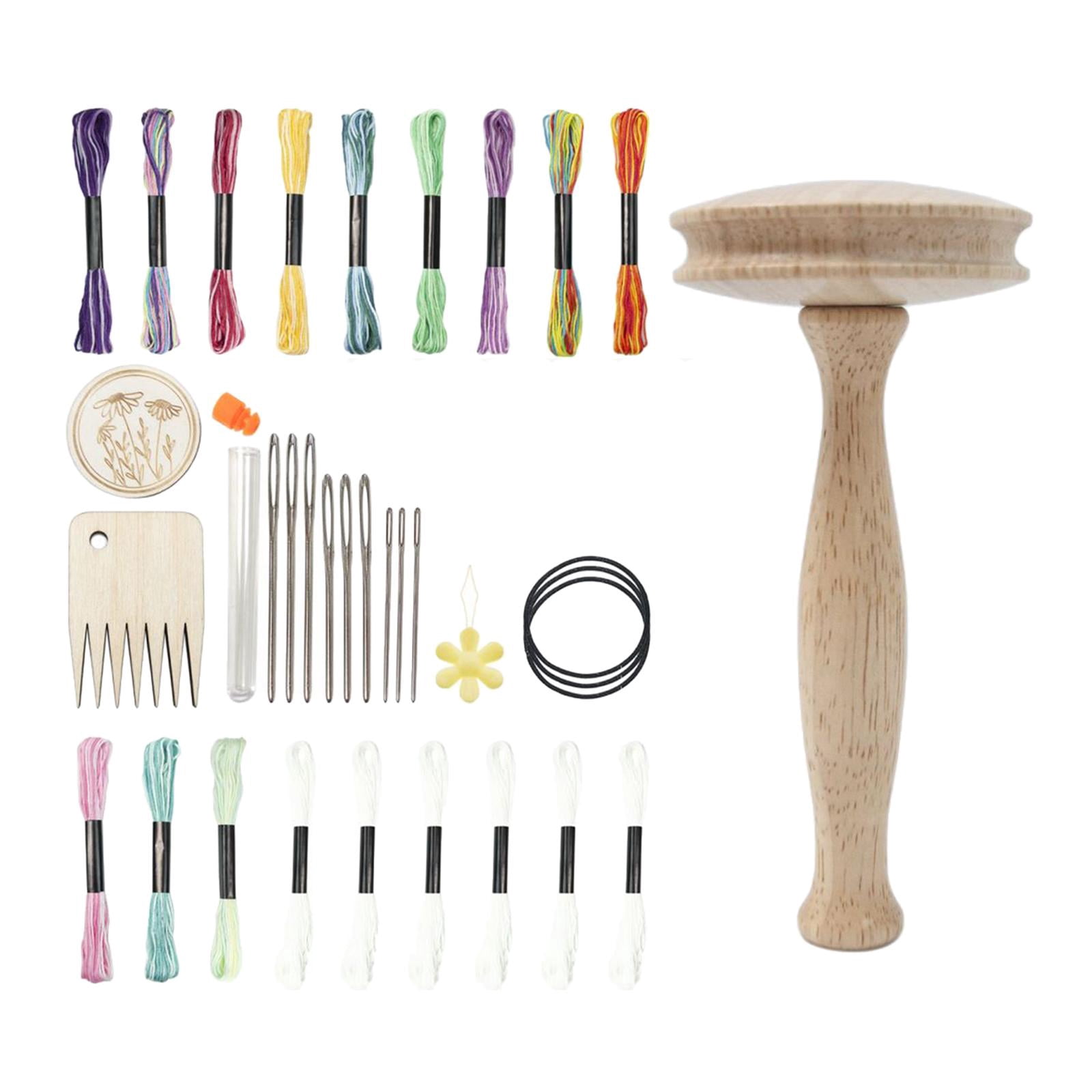 FVDPWYE Darning Supplies Set Wooden Darning DIY Compact Sewing Tool Cute for Sock Sewing