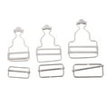thumbnail image 3 of 2xSet de 6 Sujetadores Dungaree Clip / Hebils para 3,2 Cm Pta Sunnimix Hebillas de refuerzo, 3 of 8