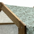 thumbnail image 4 of Floral Pet House, Romantic Season Inspirations with Roses Birds on Tree Branches Summer Design, Outdoor & Indoor Portable Dog Kennel with Pillow and Cover, 5 Sizes, Seafoam Sage Green, by Ambesonne, 4 of 4