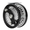 thumbnail image 1 of Fly Fishing Reel, Large Line Capacity Clear Shaking Sound Fly Reel with Storage Bag for Lakes, 1 of 7