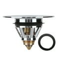 thumbnail image 1 of Universal Sink Plug, Universal Bathroom Pop Up Wash Basin Plug, Replacement Stainless Steel Strainer, for Kitchen Bathroom Bath Wash Basin, 1 of 9