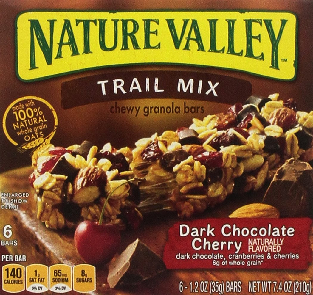 Nature Valley Trail Mix Chewy Granola Bars Dark Chocolate Cherry , 7.4