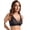 Yellow Leopard, variant on Women'S Deep V Bras Leopard Print Seamless Wireless Full Coverage Comfort Bra Big Yellow Leopard L