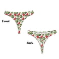 thumbnail image 3 of Balery Watermelons Tangas de Algodón para Mujer con Estampado – Ropa Interior Sexy, Transpirable, G-string-Medium, 3 of 6