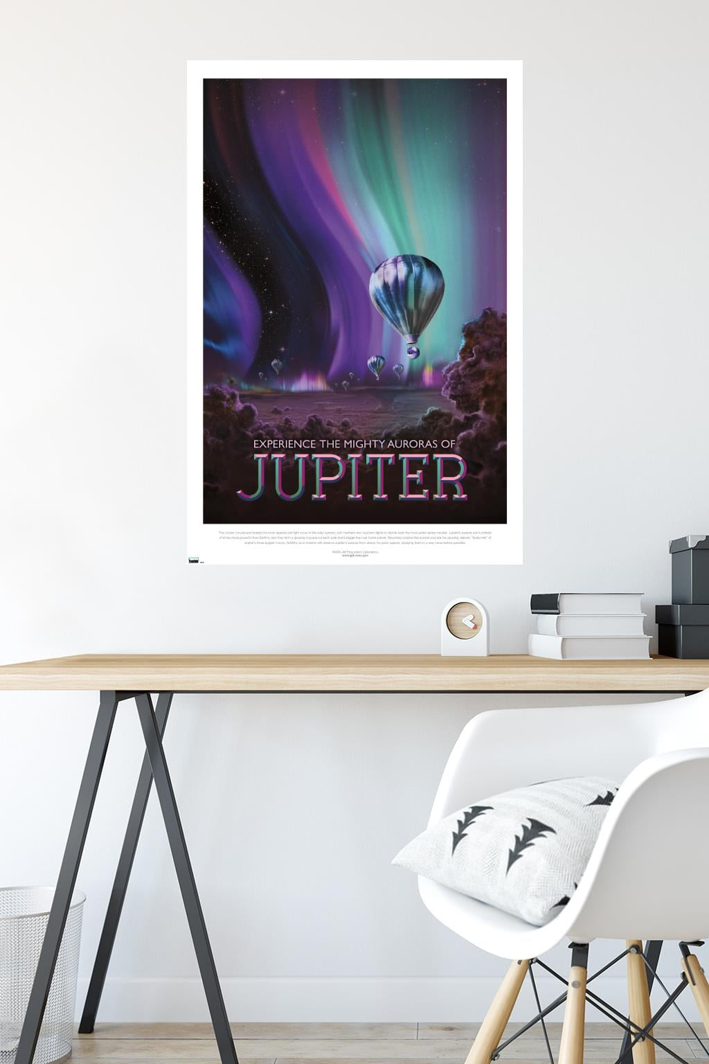 NASA - Jupiter Travel Poster Wall Poster, 22.375" x 34"