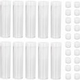 thumbnail image 1 of Plastic Coin Collection Holder, Dime Storage Tubes, Round, Transparent Coin Tubes Plastic Coin Storage Tubes with Cushion Sponge for 25mm/0.98in, 1 of 5