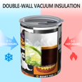 thumbnail image 2 of 12oz Coffee Tumblers Halloween Icons Collage Pattern Stainless Steel Vacuum Insulated Travel Tumbler Coffee Cups Mug with Lid and Straw with Cleaning Brush for Cold & Hot Drinks, 2 of 5