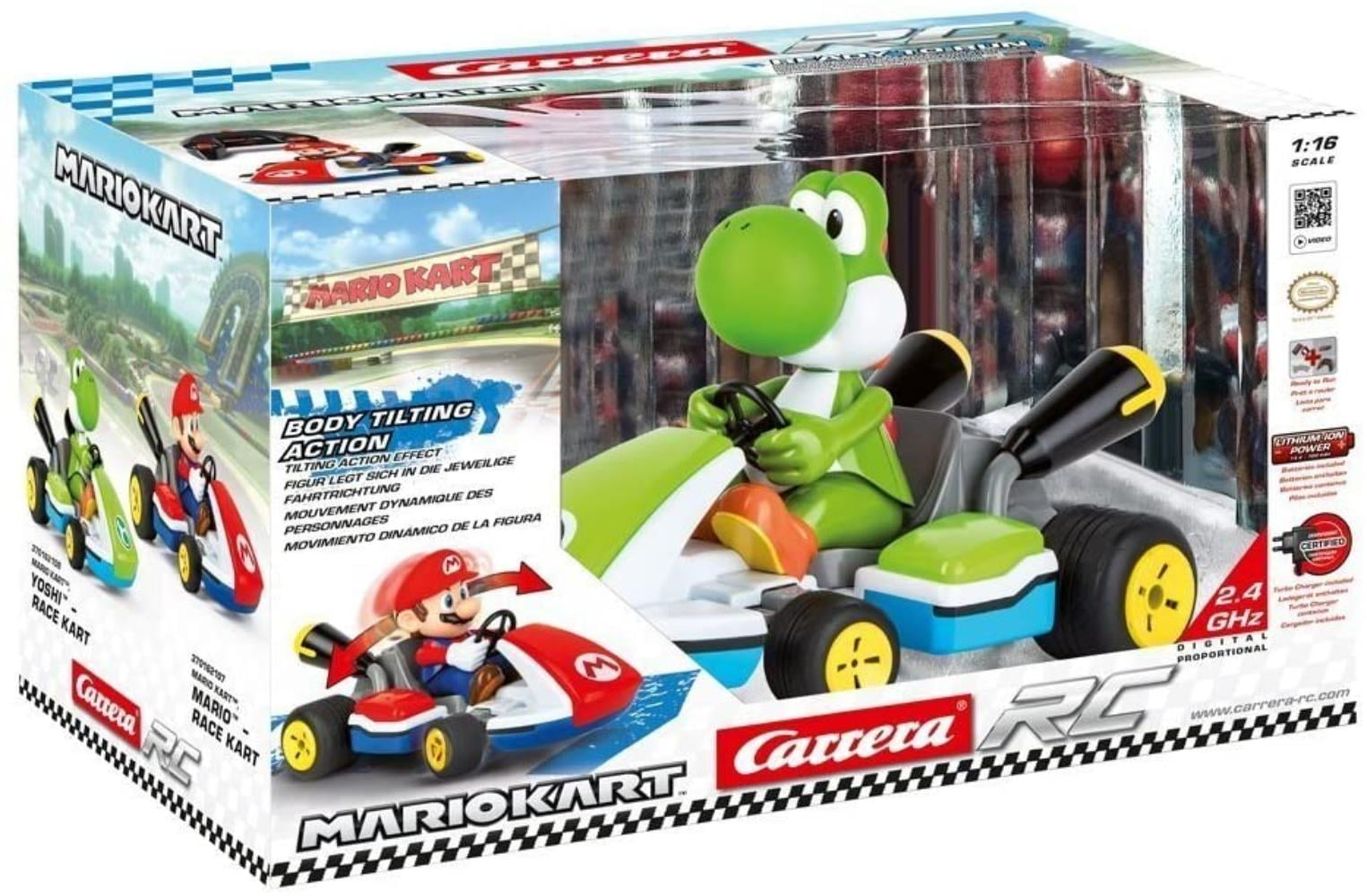 Carrera RC Official Licensed Mario Kart Yoshi Race Kart 1:16 Scale 2.4GHz 