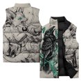 thumbnail image 3 of Chaleco de trabajo con estampado de grullas de moda para hombre, ropa para hombre, cómodo y cálido, moderno y versátil, chaleco resistente al viento frío, chalecos para hombre, 3 of 5