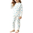 thumbnail image 6 of BLVB Toddler Baby Boys Girls Pajamas Sets 2 Piece Pjs Lounge Outfits Long Sleeve Top and Pants Soft Breathable Sleepwear(Blue,2-3 Years), 6 of 9