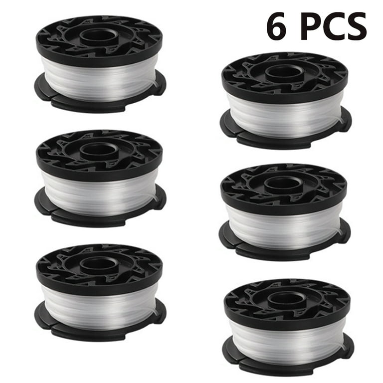 Black Decker Trimmer Replacement Spool Line String AFS Weed Eater Grass 6  Pack