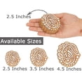 thumbnail image 2 of IBA Indianbeautifulart Textile Printing Block Paisleys Hand Carved Wooden Stamp Wood Block Printing Textile Stamp For Fabric / Pottery Blocks- 2.5 Inches, 2 of 7