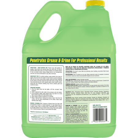 Simple Green Oxy Solve House and Siding Pressure Washer Concentrate