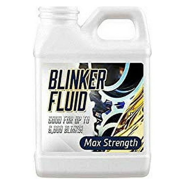 Blinker Fluid-HAND HELD VERSION-Hilarious Gag Gift-Stocking Stuffer-Car  Prank-8 oz EMPTY Bottle 