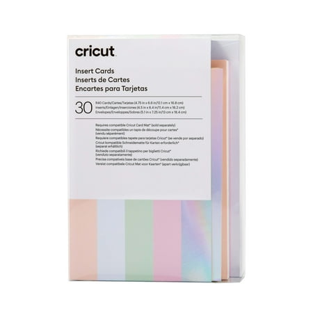 Cricut Insert Cards, Princess Sampler - R40 (30 ct), 4.75" x 6.6"