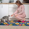 thumbnail image 3 of Pioneer Flower Floral Print Pattern Kitchen Rugs Sets Of 2, Anti Fatigue Non Slip Washable Floor Mats for Kitchen Sink Laundry, 17X30 Inch + 17X47 Inch, 3 of 6