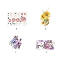 thumbnail image 2 of Pegatina de Pared Naiovety Flores Calcomanía Estilo Elegante Papel Tapiz Artístico PVC Decoración del Hogar Tipo 3, 2 of 6