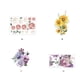 thumbnail image 5 of Adhesivo de Pared de Flores Estilo Elegante Toystoory Calcomanía para Decoración del Hogar Tipo 2, 5 of 6