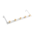 thumbnail image 2 of Billuyoard Ganchos colgantes para llaves montados en la puerta, perchero para toallas sin perforaciones, soporte para bolsa de hierro, estante de Cocina y Comedor Blanco Billuyoard HA066820-01, 2 of 6