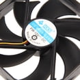 thumbnail image 4 of Kuymtek 120mm 120x25mm 12V 3Pin DC sin escobillas PC Computer Case Ventilador de refrigeración, 4 of 6