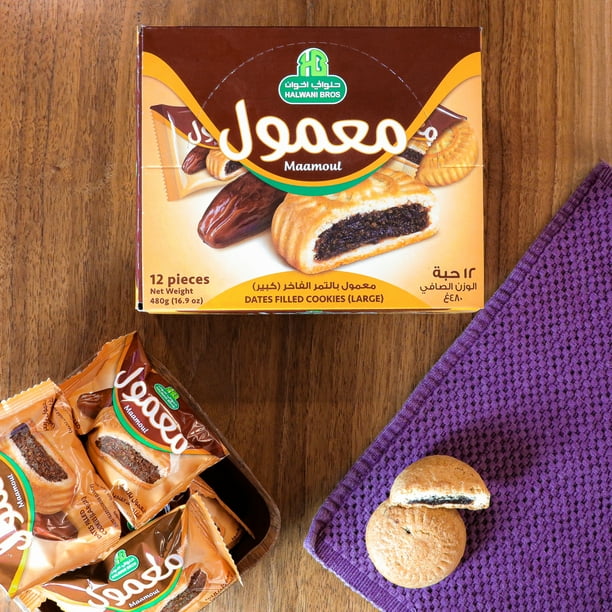 Halwani Mamoul Dates 16.9 oz | Cookies for convenient stores