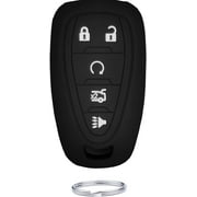UOKEY Silicone Key case Suitable for Compatible with 2016-2021 Chevrolet Blazer Bolt EV Camaro Cruze Equinox Malibu