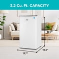 thumbnail image 2 of BLACK+DECKER BCRK32W Compact Refrigerator & Mini Fridge with Freezer, 3.2 cu. ft., White, 2 of 7