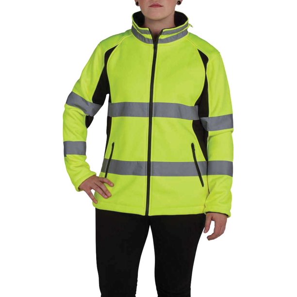 Utility Pro Wear Wear UHV668SM High Visibility Green Full Zip Ladies