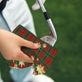 thumbnail image 6 of Kdxio Checkered With Golden Stars Pattern Golf Towel (24" X 16") with Carabiner Clip - The Convenient Golf Cleaning Towel, 6 of 6