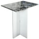 thumbnail image 1 of Mesa De Centro Mdf Melamico Vinil Metalico Tipo Marmol Resisten Negro, 1 of 6