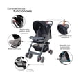 thumbnail image 2 of Carriola para Bebé D'Bebe Plegable Con Charola,6 a 24 meses o15kg Negro, 2 of 9