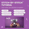 thumbnail image 3 of Kit de ganchillo para galletas Koala Coal con tutorial de punto a punto, 3 of 6