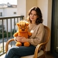 thumbnail image 2 of Peluche Que Corre, Highland Cow Plush with Moving Legs Gift _ A _ 18", 2 of 9